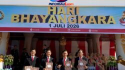 RESMOB POLRES ROKAN HULU RAIH 2 PENGHARGAAN DI HUT BHAYANGKARA KE-80