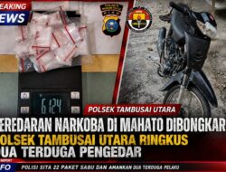 Peredaran Narkoba di Mahato Dibongkar, Polsek Tambusai Utara Ringkus Dua Terduga Pengedar