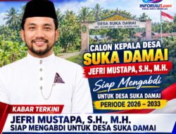 Jefri Mustapa, S.H., M.H. Siap Mengabdi untuk Desa Suka Damai Periode 2026–2033